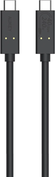 Kabel USB‑C na USB‑C 240 W 0,8 m črn