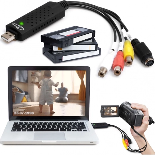 Media-Tech video grabber for VHS digitization