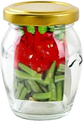 Zalivalni kozarec z navojnim pokrovčkom Amfora 145 ml