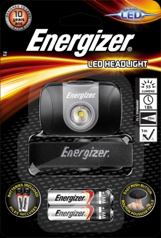 Energizer naglavna svetilka LED Headlight WB 55 lm