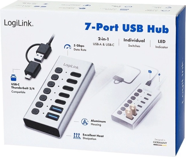 Univerzalna povezljivost: USB‑A in USB‑C v enem