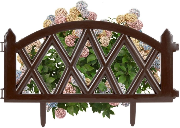 Vrtna obroba Vilde rjava 49 × 30 cm