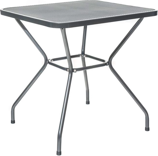 Vrtna jeklena miza Maine 70 × 70 cm