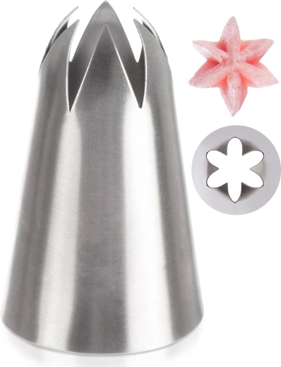 Nerjavna slaščičarska dekorirna nastavka zvezda ORION