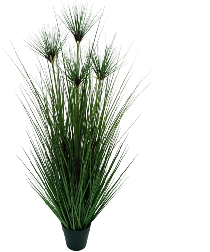 Garden Line umetni okrasni papirus v loncu, 120 cm
