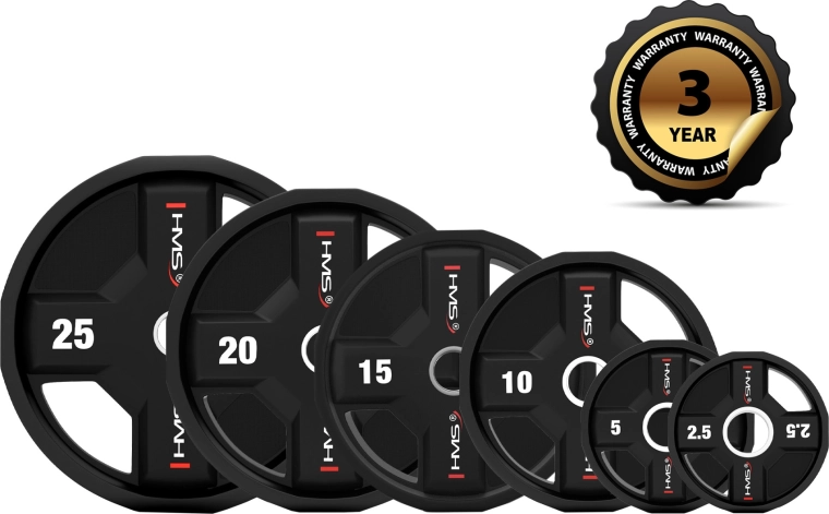 Olimpijski poliuretanski kolut 10 kg HMS