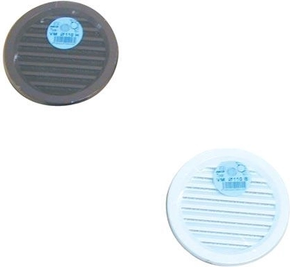Plastična prezračevalna rešetka z mrežico 110 mm – Rjava