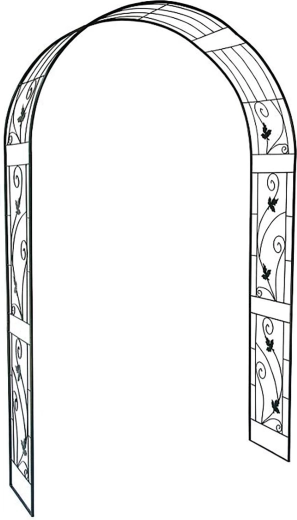 Lokasta kovinska opora za vzpenjavke 224 × 135 × 37 cm