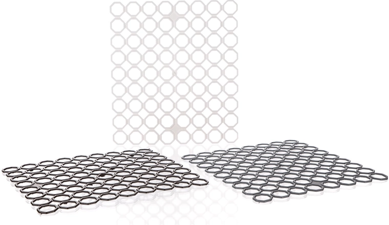 Podloga za pomivalno korito ACASSA 29,5 × 26,5 cm, plast PP, mešanica barv