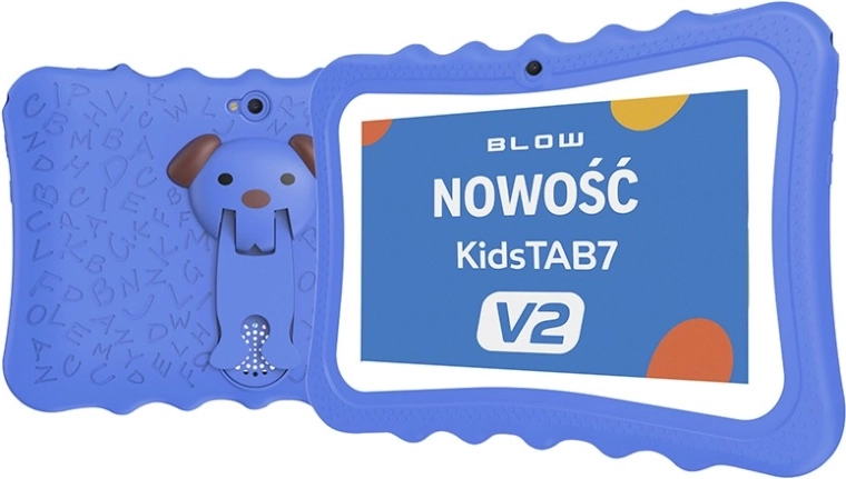 KidsTAB7 v2 otroški tablični računalnik 4/32 GB z modrim ovitkom in 2 MP kamero
