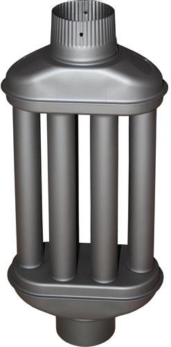 Izmenjevalnik toplote za dimnik 120 × 550 mm antracit