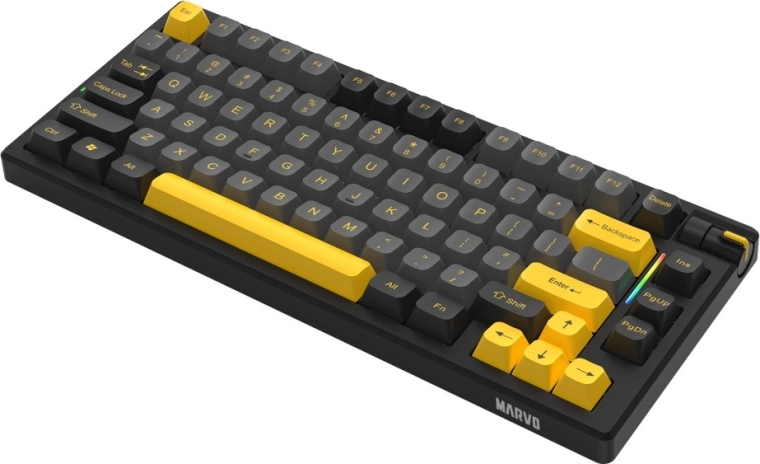Compact design with RGB backlighting