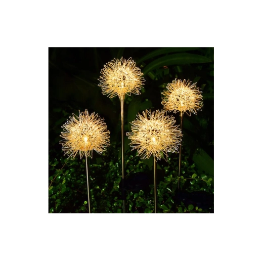 Sončna vrtna svetilka regrat LED toplo bela 68 cm