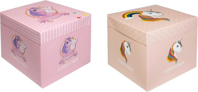 Darilna škatlica z enorogom