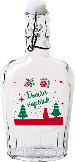 Ploskačka s patentnim zapiralom 300 ml Domači jajčni liker