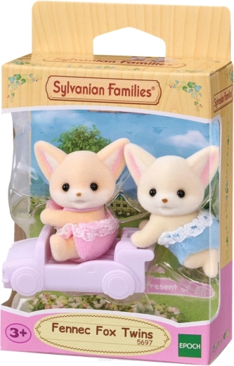 Sylvanian Families dvojčka puščavskih lisic z vozičkom