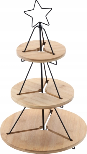 Naravni bambus in vzdržljiva kovina za stabilnost in slog