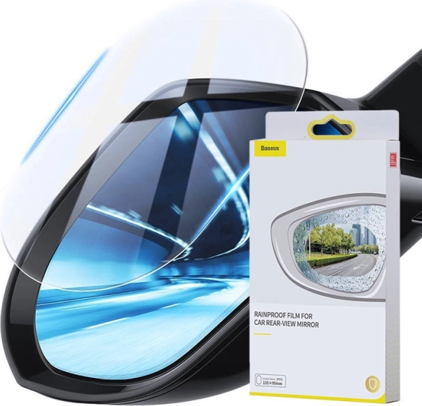 Dežneodporen film za vzvratno ogledalo za avtomobile Baseus, 2 kosa