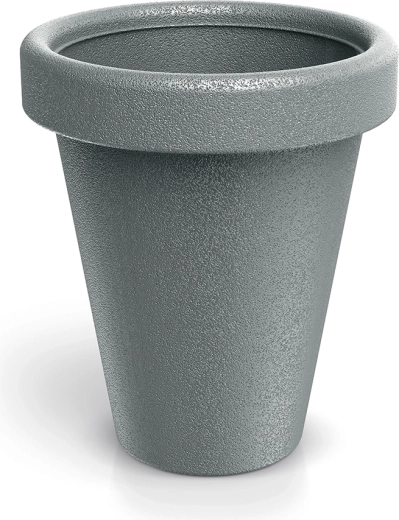 Plastični cvetlični lonec Origina 39 cm – sivi kamen