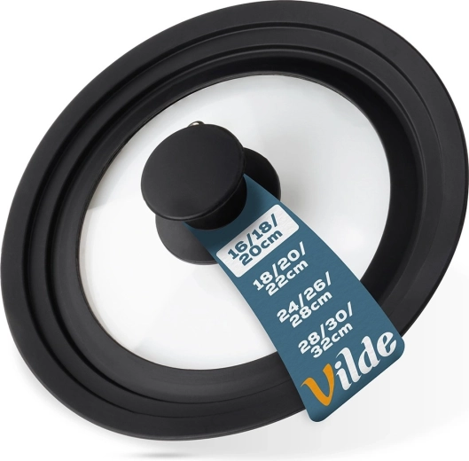 Univerzalni stekleni silikonski pokrov 16/18/20 cm Vilde