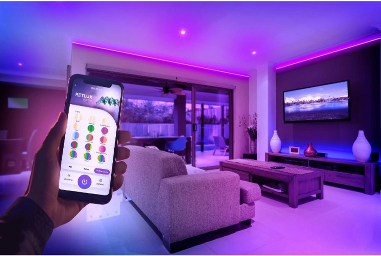 Smart control via Wi‑Fi