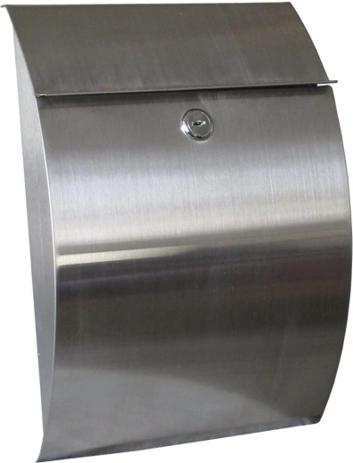 Nerjavno poštno nabiralnik 215 × 300 × 70 mm, srebrn