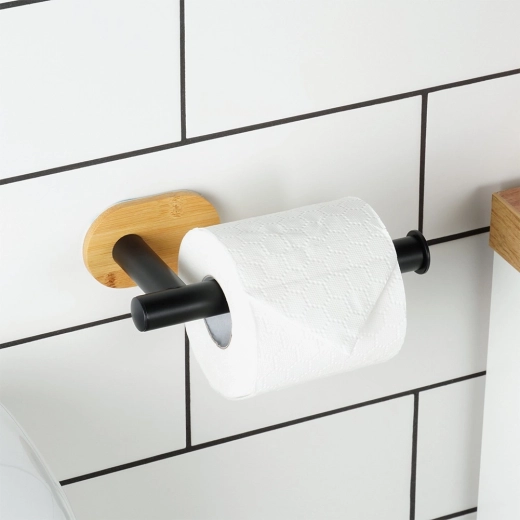 Elegantna kombinacija bambusa in črnega nerjavečega jekla