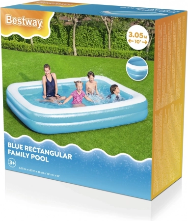 Napihljiv družinski bazen Bestway 305 x 183 x 56 cm