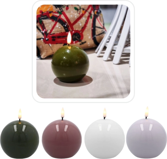 Realističen plamen brez skrbi