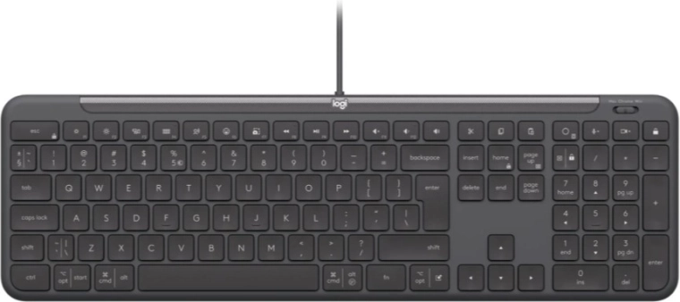 Logitech Signature Slim Wired K620 for Business žična tipkovnica (US, grafitna)