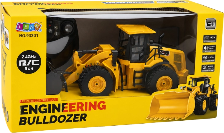 Daljinsko voden RC buldožer z daljincem - 1 kos