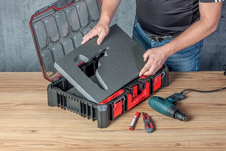 Red in zaščita v kovčku za orodje