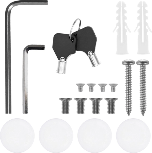 Mounting accessories included
