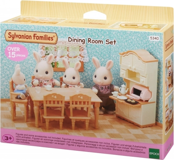 Podeželska jedilnica SYLVANIAN FAMILIES – igralni set s pohištvom in dodatki