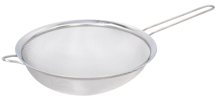 Nerjavno jekleno cedilo z ročajem 23,5 cm