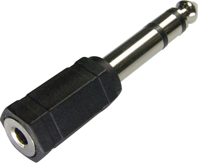 Sencor avdio adapter s 6,35-mm stereo vtičem za 3,5-mm stereo vtičnico