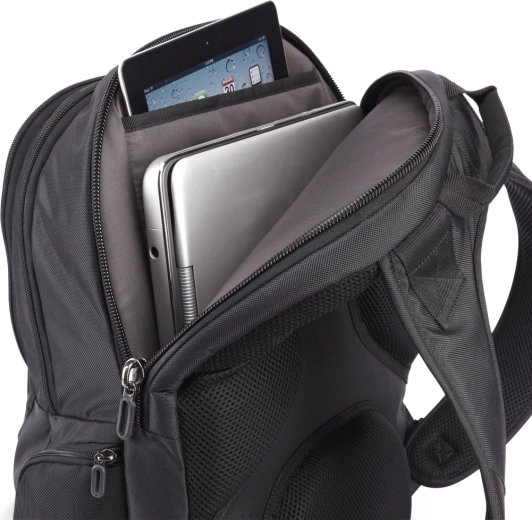 Secure space for a laptop and tablet
