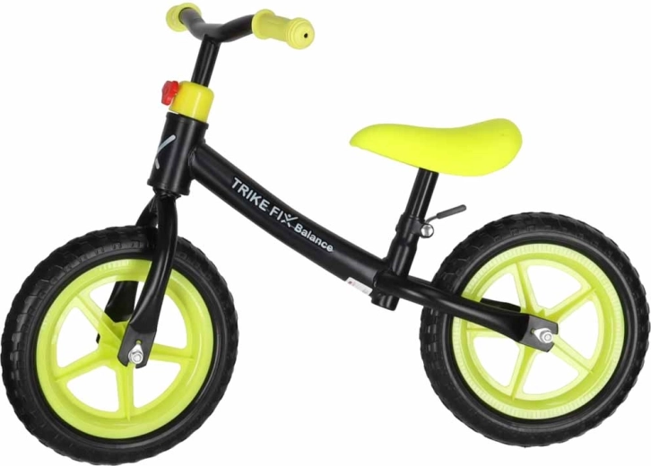 Adjustable seat and handlebars for children 2–4 years