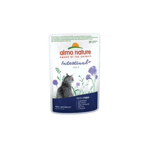 Almo Nature Intestinal vrečka za mačke – riba 70 g