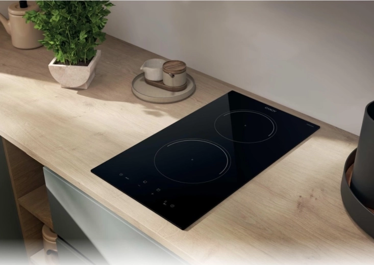 Four cooking zones for flexible use