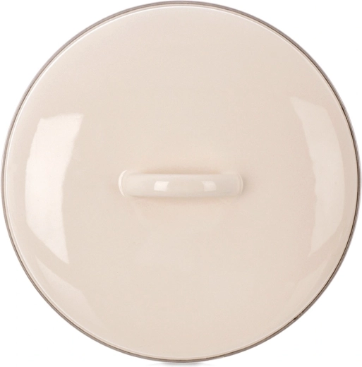 Kremni emajliran pokrov 21 cm