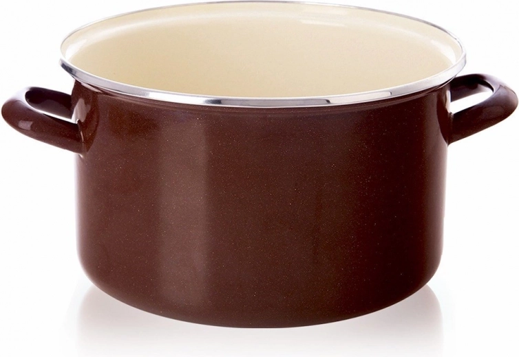 Emailloni lonec brown 26 cm, 6,5 l
