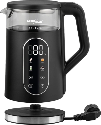 Hitro segrevanje 2200 W in velika prostornina 1,7 l