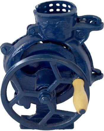 Namizni lugalnik koruze iz litega železa – moder