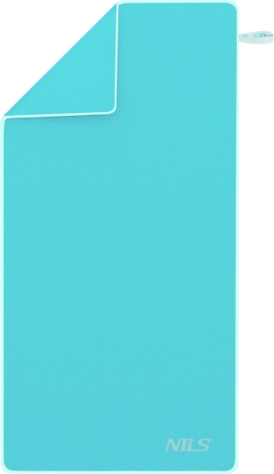 Mikrovlaknasta hitro sušeča brisača NILS NCR12 morsko zelenomodre barve