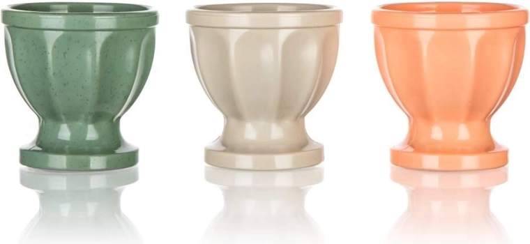 Plastični lonček za jajca Culinaria, mešanica barv, 3 kosi