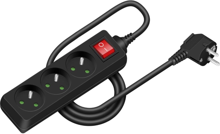 RETLUX 1.5 m Extension Lead with Switch and 3 Sockets