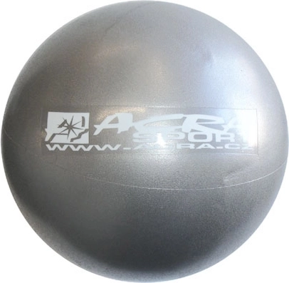 Acra žoga overball 30 cm kovinsko srebrna