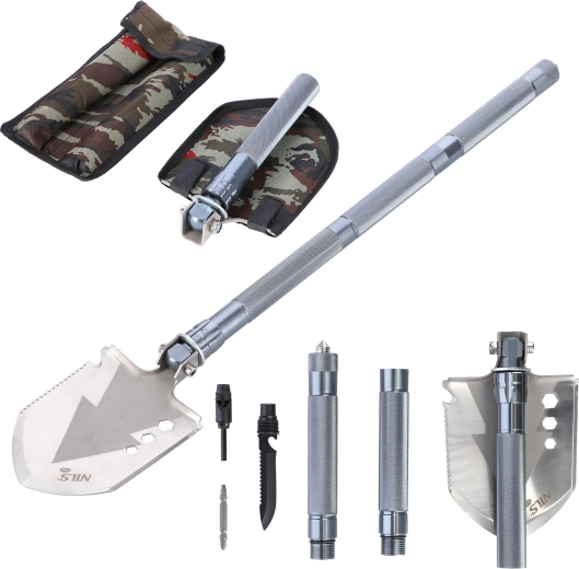 Multifunkcionalna zložljiva lopata NILS Camp XL