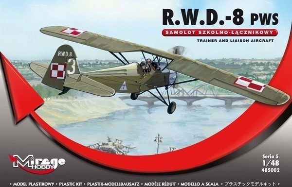 Plastični model letala RWD-8 PWS